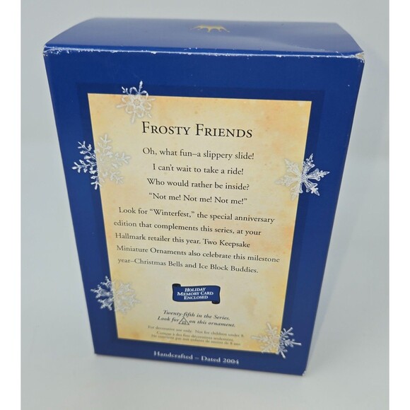Hallmark Frosty Friends 17 Christmas Ornaments Mostly New in Box 1982-2007 - Picture 5 of 16